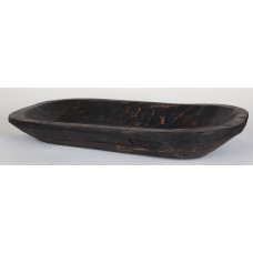 World Menagerie Painted Rustic Wooden Dough Bowl WLDM7585